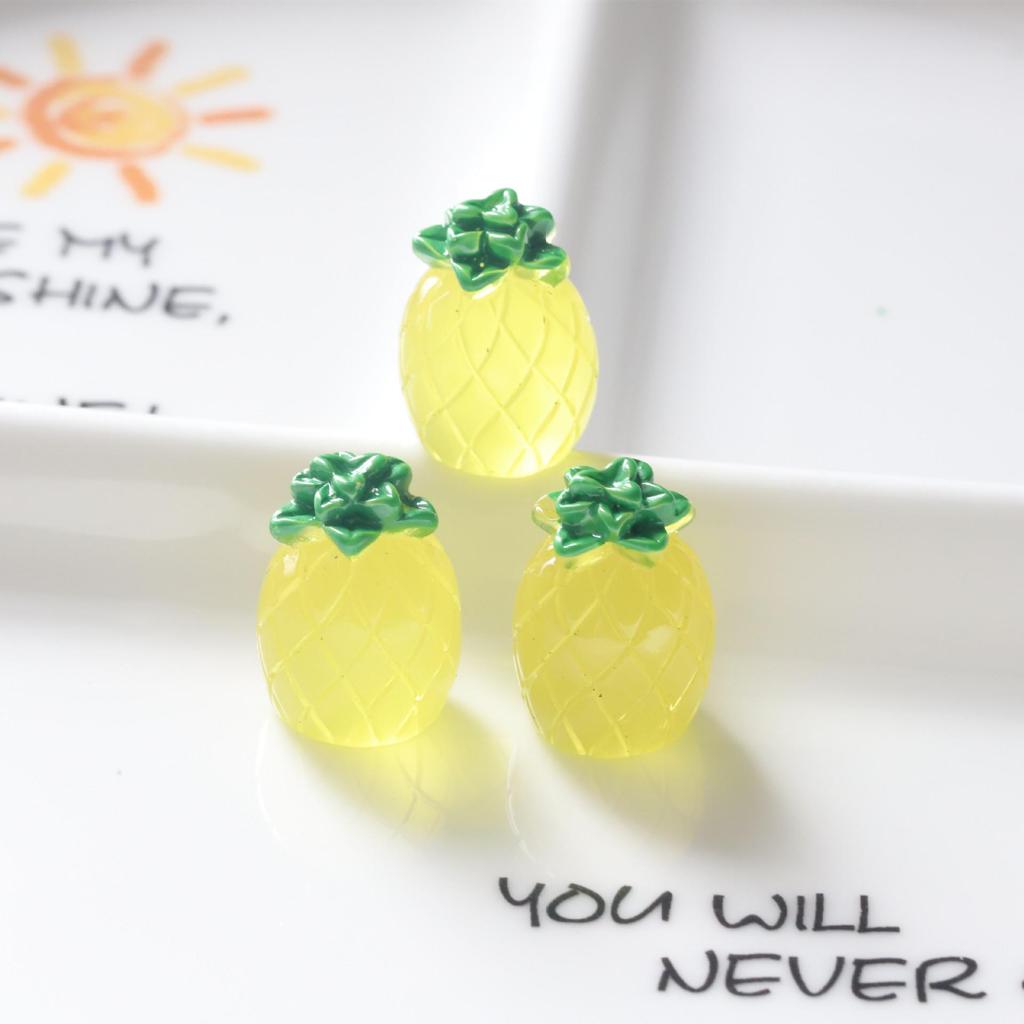 Светящиеся 3D Фрукты Смола DIY Украшения и Аксессуары Для Волос