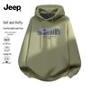 Jeep Мужской флисовый пуловер с капюшоном