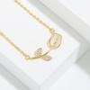 Opal Rose Pendant Collarbone Chain, Wind Niche Design High-End Chalcedony Tulip Necklace