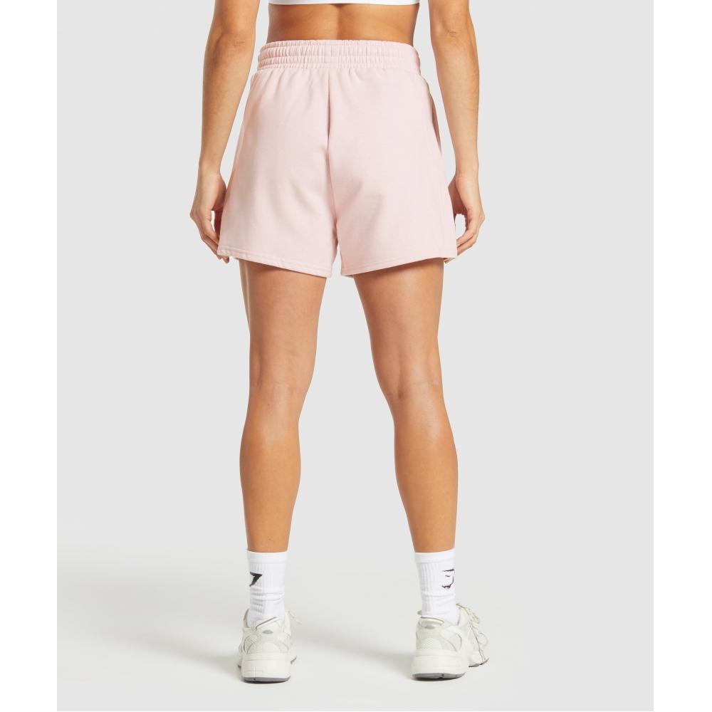 Gymshark Тренировочные флисовые шорты Ярко-розовые B6a1p Kcpj