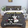The New BADBATTZ-MARU Themed Three Piece Bedding Set, Including Duvet Cover and Pillowcase, Is The Perfect Holiday Gift.