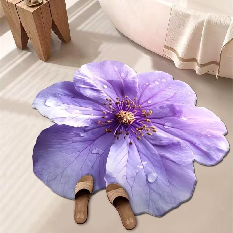 Большой Цветочный Круглый Ковер Ковер для Гостиной Ковер для Спальни Прикроватный Ковер