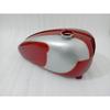 Fit For Petrol Fuel Gas Tank With Cap Triumph T120 Cherry & Silver Painted Steel
