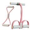 Figure 8 Resistance Band 6-Tube Pedal Puller with Handle Multifunction Elastic Sit-up Rope Men Women Pedal Tensioner Exerciser Workout