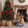 Pendant Christmas Bowknot Ball Pendant Delicate Xmas Ornaments Christmas Hanging  Living Room