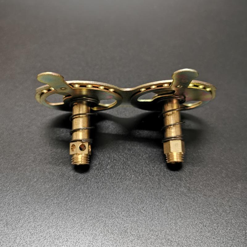 Universal Gas Stove Nozzle Adapter with Adjustable Flame and Interchangeable Air Damper