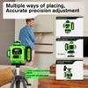 HGLINE 16 Lines Laser Level APP Remote Control Horizontal Vertical Levels Machine Power Display Laser Leveling With 100cm Tripod