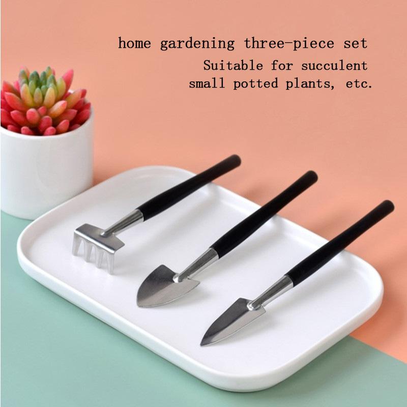 EW бытовой инструмент для посадки суккулентов садоводство рыхлая почва мини нержавеющая сталь набор из трех предметов горшечные растения цветок лопата