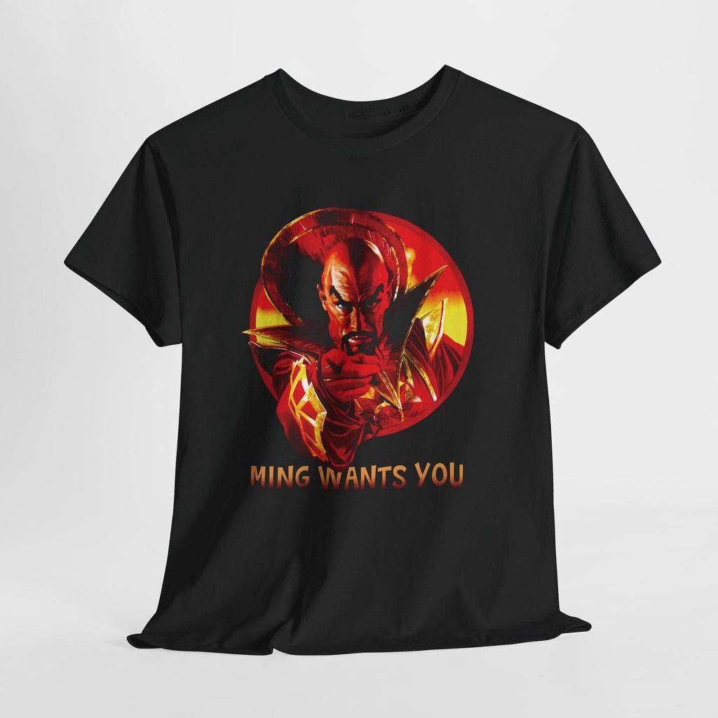 Flash Gordon Ming Wants You T-Shirt – Sci-Fi Movie Apparel