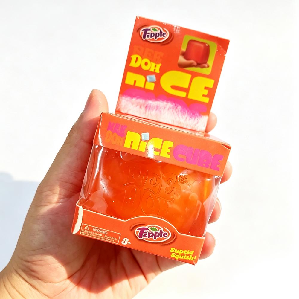 Schylling Needoh Nice Cube Сенсорная игрушка-антистресс Кубик-сквиш для снятия стресса и концентрации внимания для взрослых СДВГ Аутизм