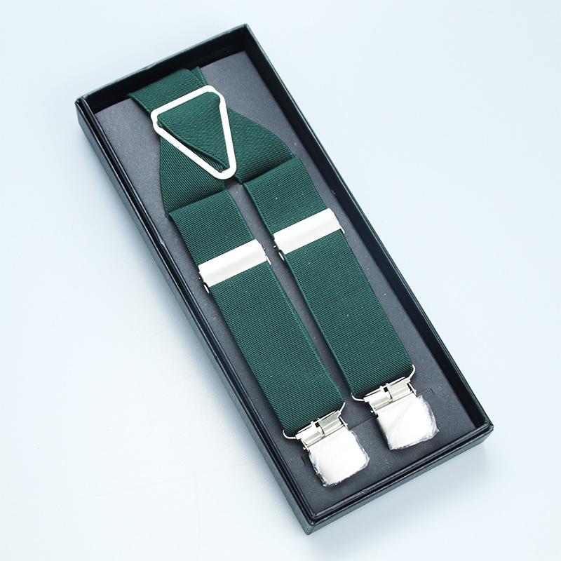 Men'S Adult Straps Men'S Trousers Suspender Suit Shirt Straps Clip Suspender Straps Men'S Fat Elastic Non-Slip