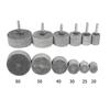 5Pcs 6mm 1/4" Shank Polishing Wheel 20/25/30/40/50mm Sharpening Head Durable Grinding Head