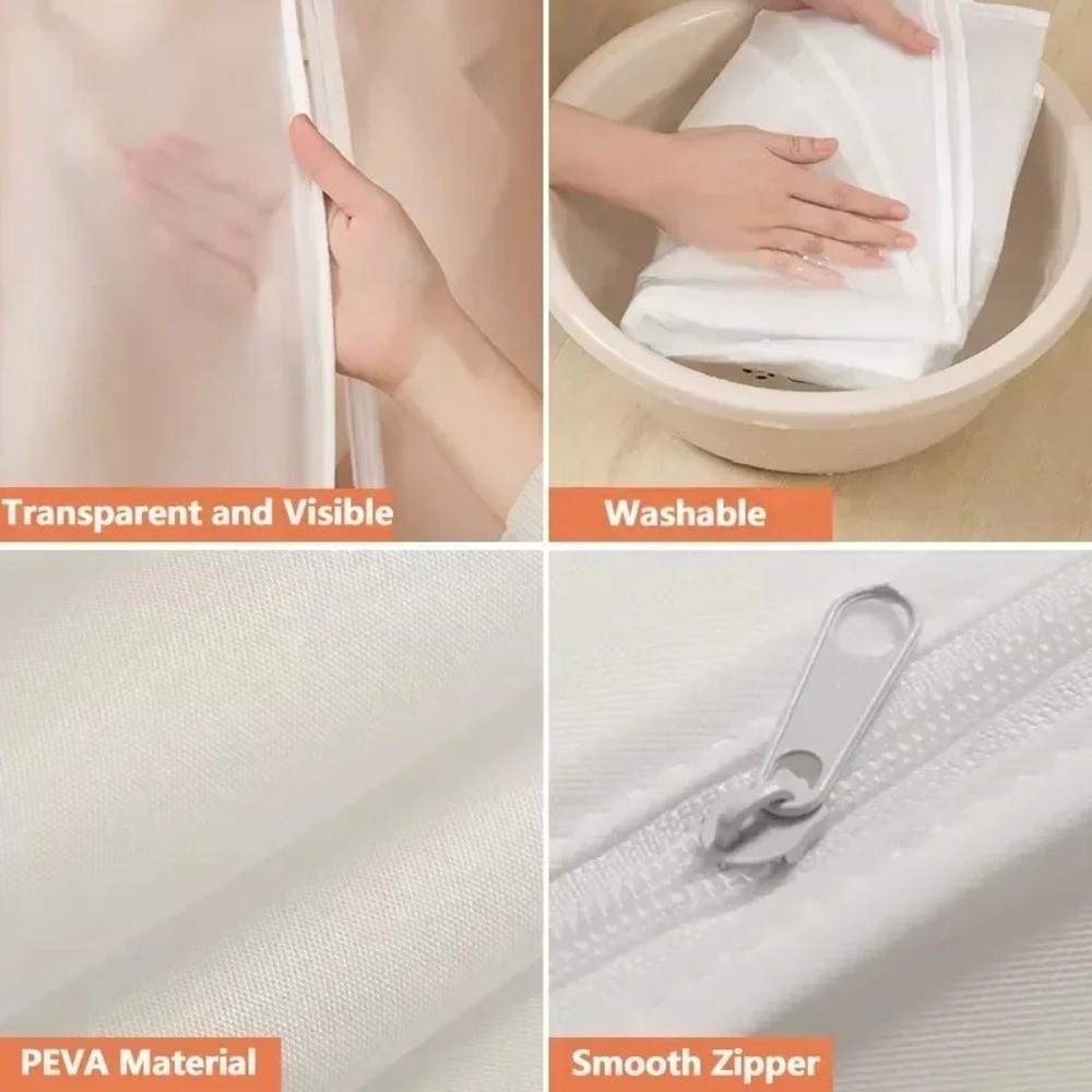 Hanging Garment Cover Clothing Dust-proof Covers for Wedding Dress Suit Coat Closet Wardrobe