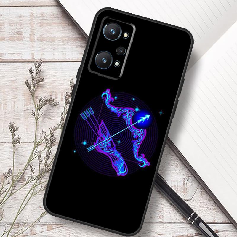 Знаки Зодиака Для Realme 14 10 11 12 13 Pro Plus GT 6 6T 5 GT7 Pro C67 C61 C55 C53 C51 C21Y C25S C75 Чехол