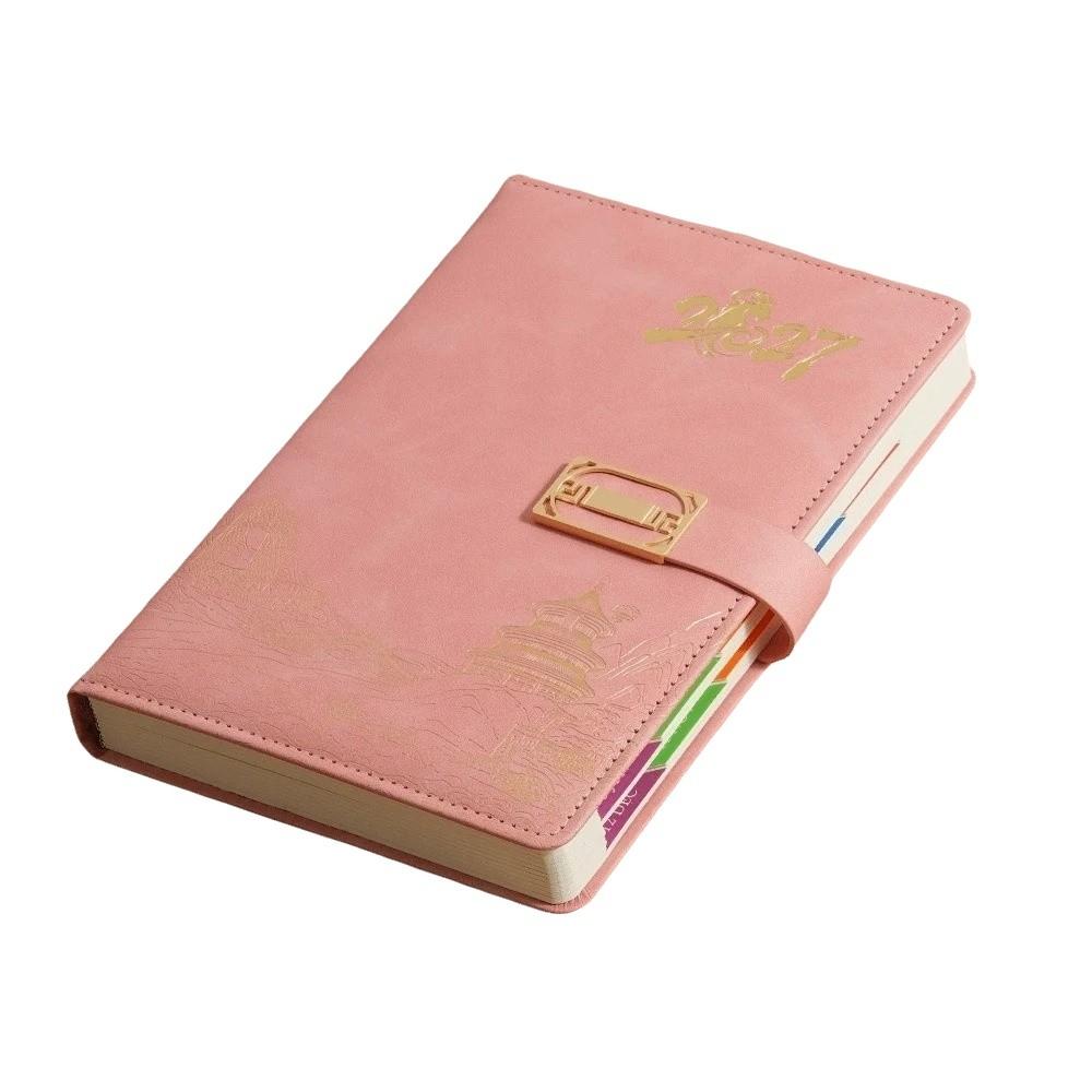 Thickened Paper A5 Business Notebook Faux Leather Thickened Journal Diary Office Work