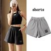 Waffle Sports Shorts Women's Summer 2025 New Korean Version of Loose High Waist Home Wide Leg Hot Pants Wear Wholesale