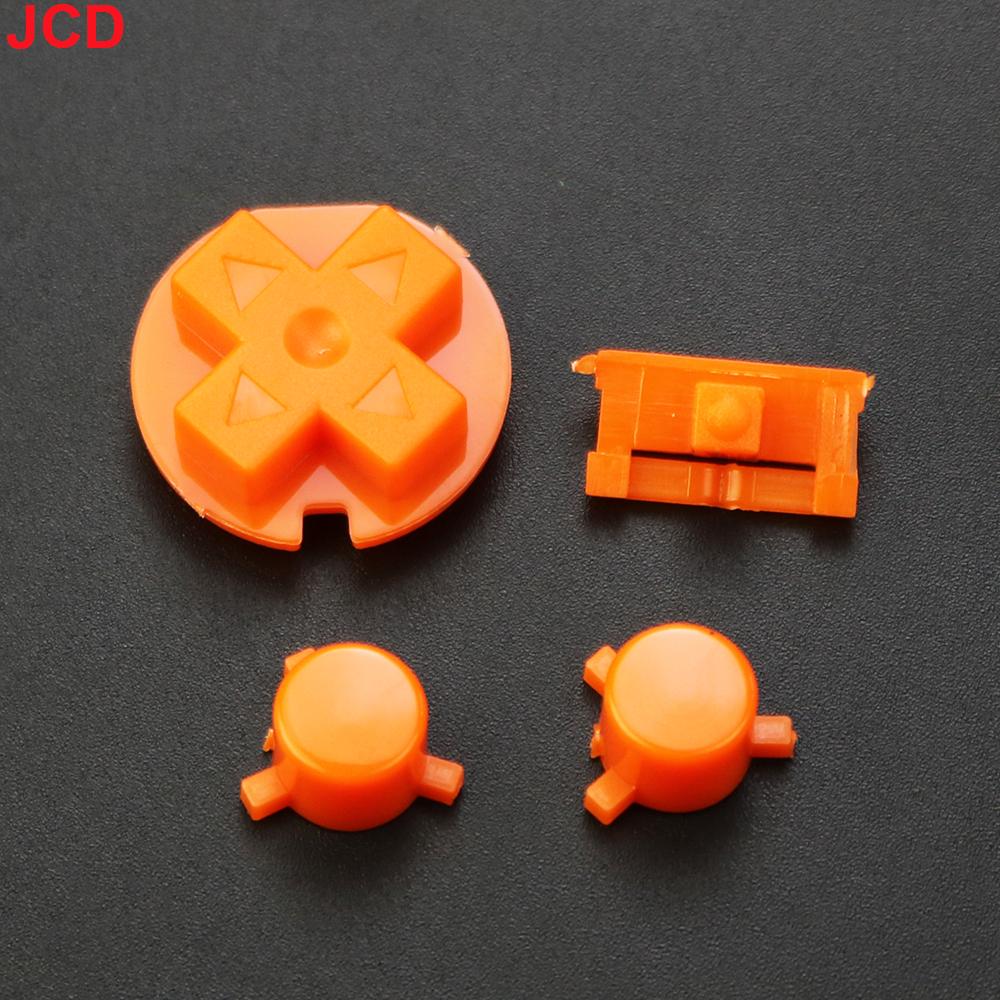 JCD 1 Set Colorful Replacement Buttons Set Replacement For Game boy GBP Console On Off Button A B Buttons D Pads Replace