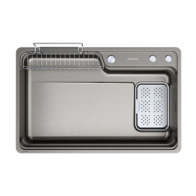 Arrow Nano Grey 304 Stainless Steel Kitchen Sink