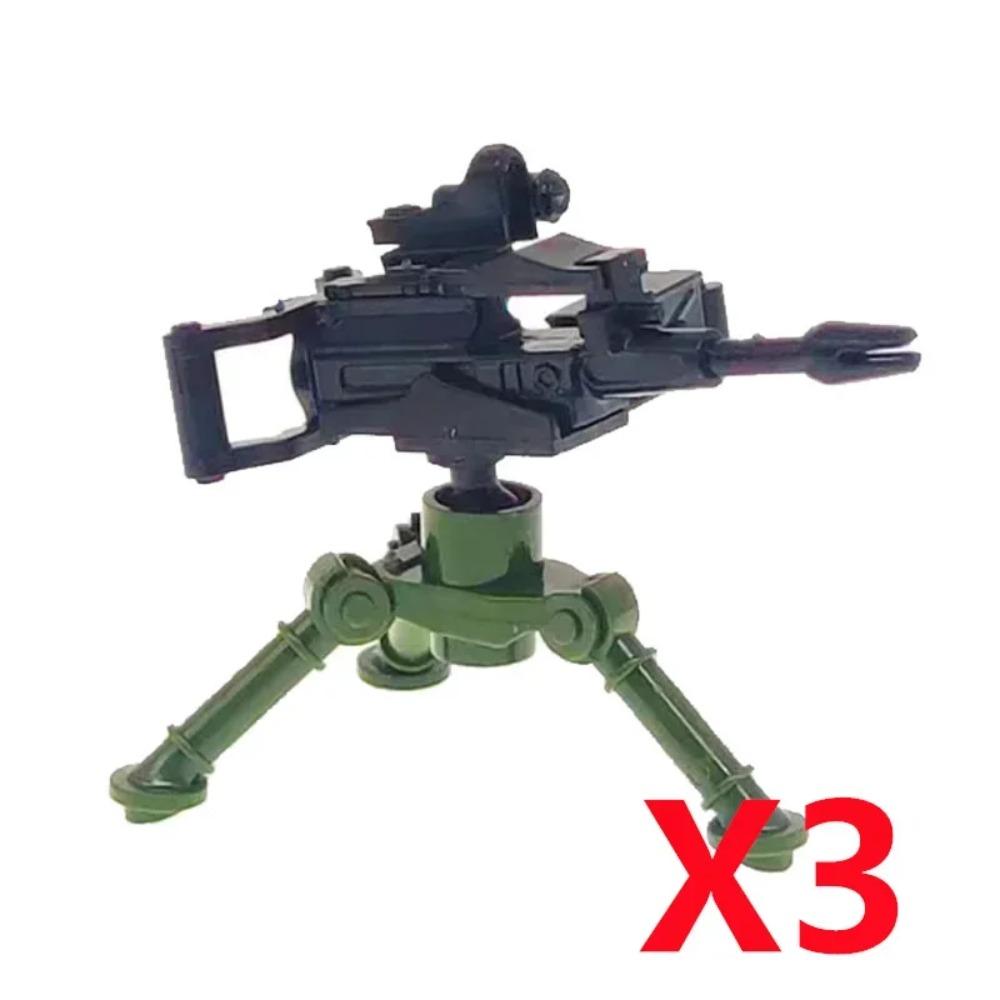 Военный MOC Оружие Строительный Блок Тяжелый Пулемет Гатлинг M19 NSV Фигурки Артиллерия Сапер Пистолет Пуля Игрушка Подарок K013