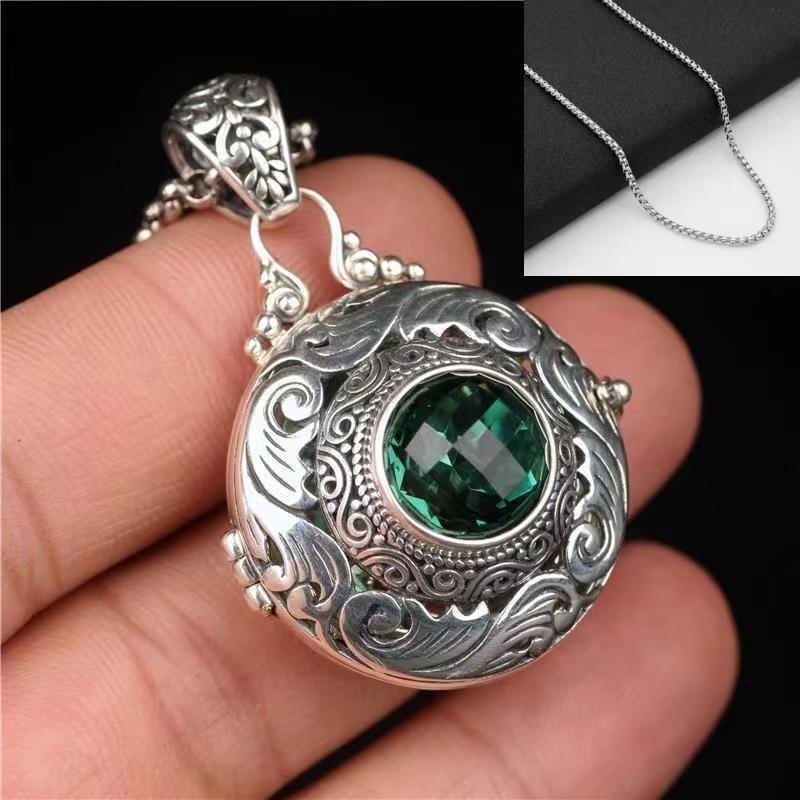 Классическое винтажное открывающееся ожерелье в виде флакона духов для женщин и мужчин, модное ювелирное украшение для вечеринки или банкета