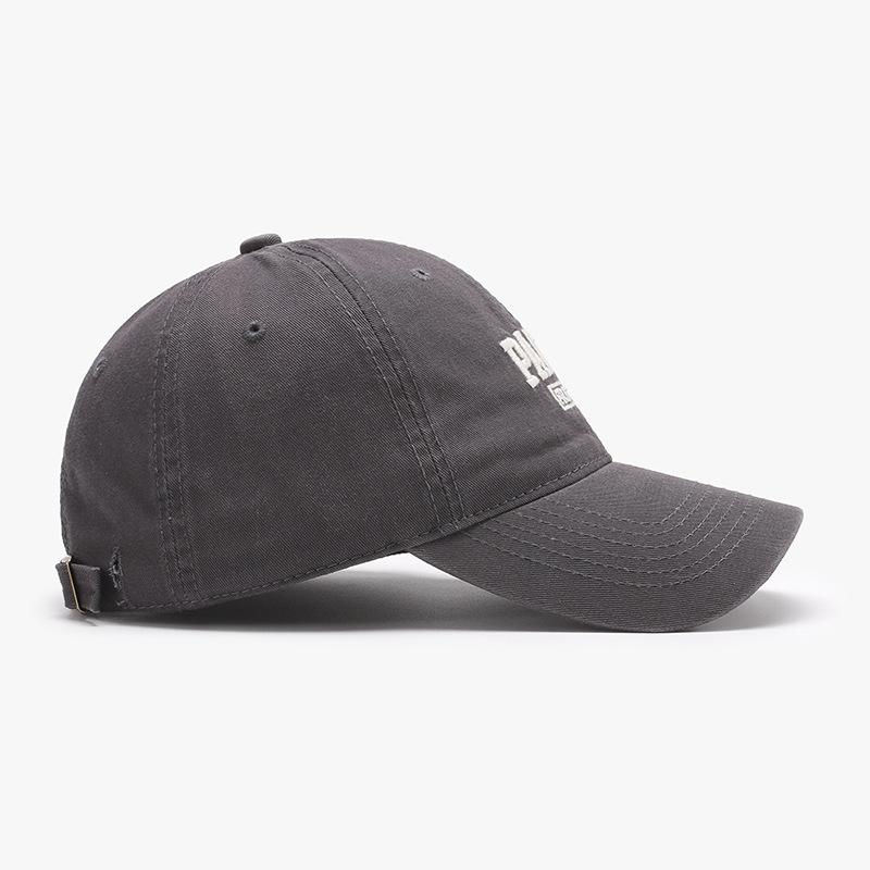 Korean Style Embroidery Letter Baseball Cap For Men Women Ponytail Hats Cotton Outdoor Simple Visor Summer Casual Peaked Cap New