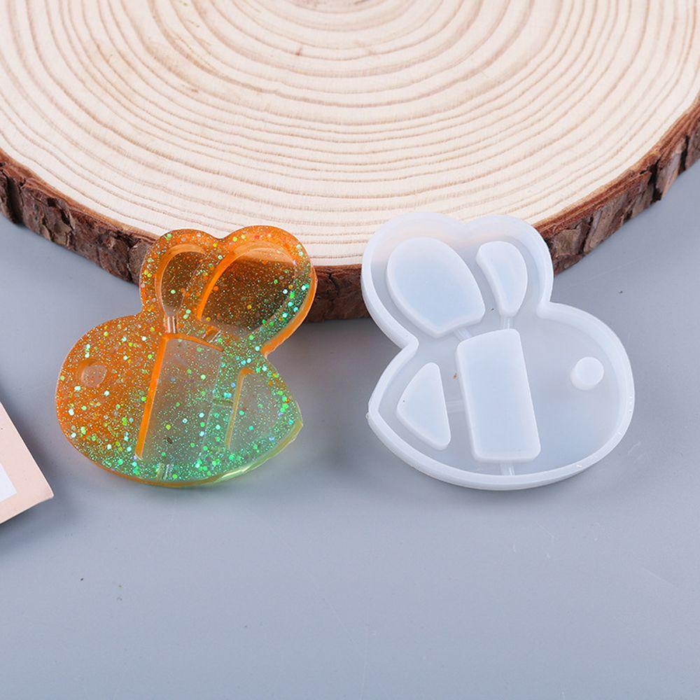 Making Tools UV Epoxy Hanging Tags Quicksand Silicone Mould Shaker Resin Mold Key Chain Molds