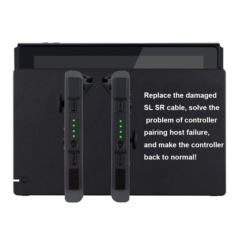 2 шт. Отвертка + Гибкий шлейф для ремешка Joycon Switch Ленточный SL SR ZR ZL L Запасные части для Nintendo Switch Ремонтный набор Аксессуары
