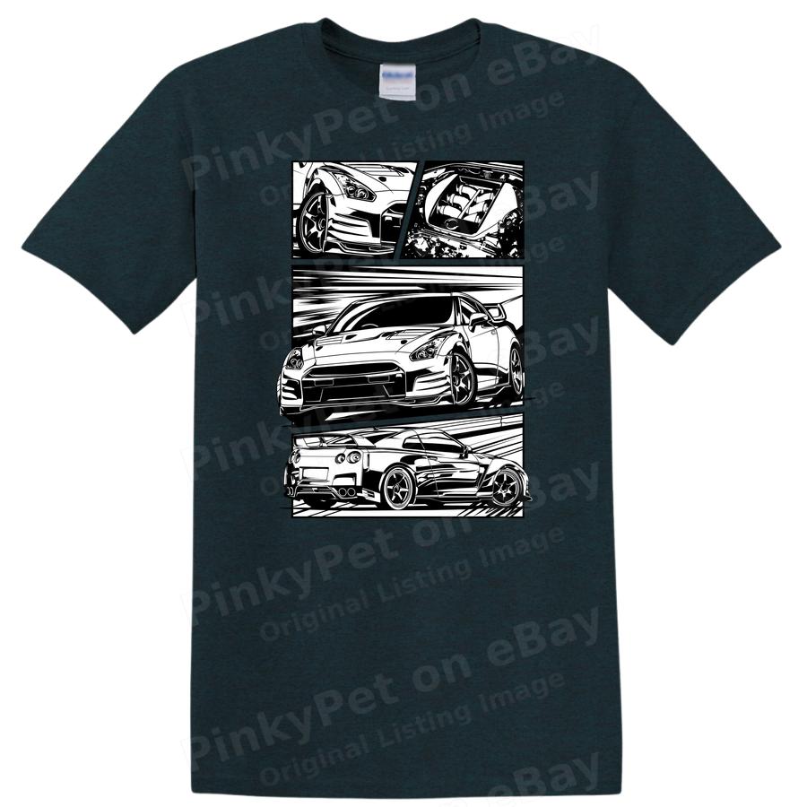 Car Art Graphic T Shirt featuring Sports Car Design with Racing Theme Tee