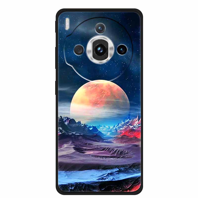 Для ZTE nubia Z60S Pro 6.78" Чехол ТПУ Мягкий Черный Силикон Расписной Милый Кот Звездный Чехол для Nubia Z60S Pro Роскошные Животные Funda