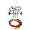 2024 R134a Set Refrigerant Manifold Gauge Set Air Conditioning Tools with Hose and Hook for R12 R22 R404A R134A Air Condition