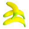 Fake Banana Dog Chew Toy Boredom Anxiety Relief Squeaky Fruit Interactive Toy Bite Resistant Puppies Teething Cleaning Toy Pet Supplies