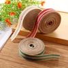 1 Roll Vintage-Inspired Burlap Ribbon Set - 0.98inch/10 Yards, Natural Jute Fabric for Wedding Decor, Crafts & Bows