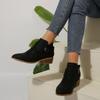 Мода 2025 Новые осенние женские ботинки Прогулочные Пряжка Уличная мода Остроносые ботильоны Повседневная удобная женская обувь Zapatos De Mujer