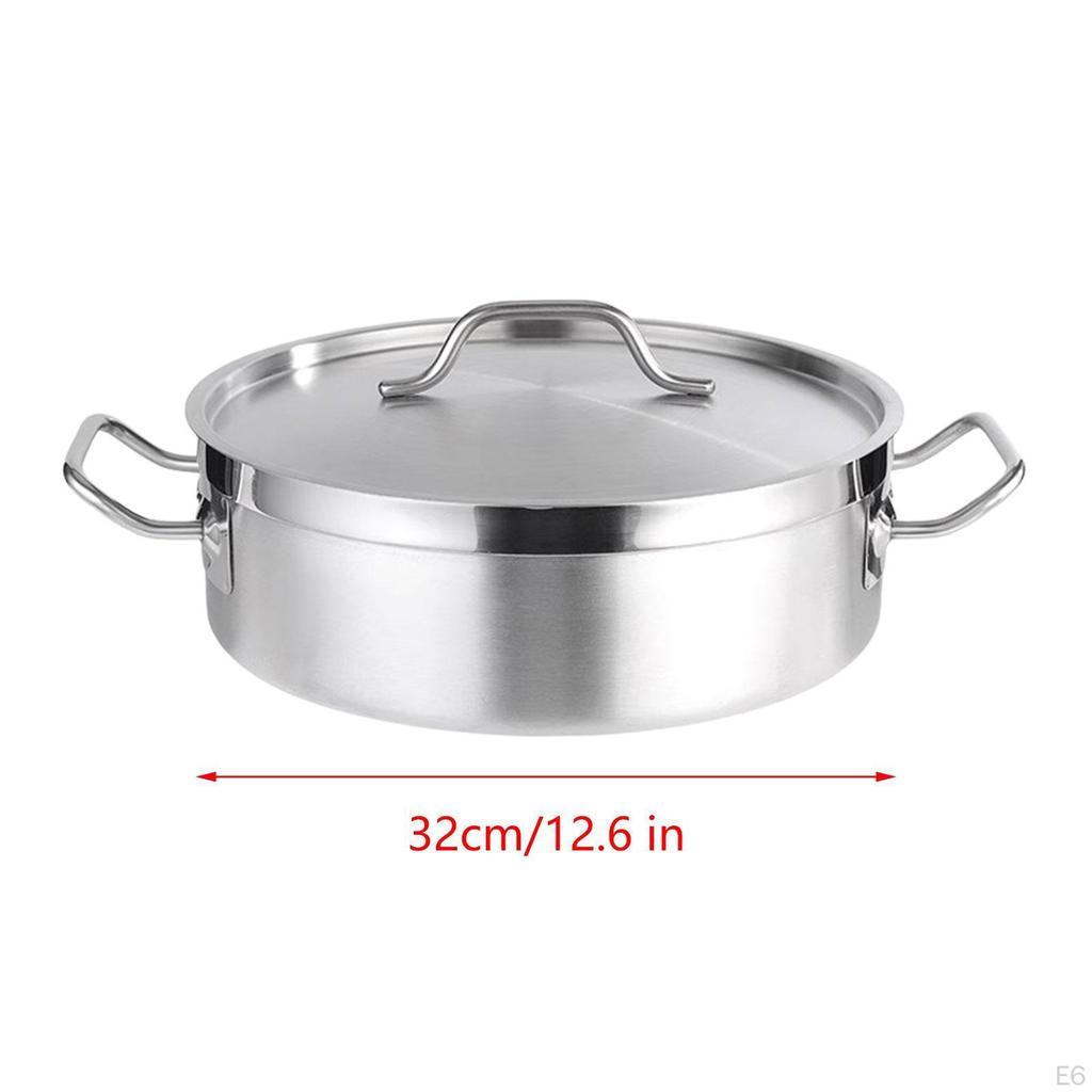 Stainless Steel Pot Cooking for Induction Cooker Kitchen Cookware Thick Soup Stockpot