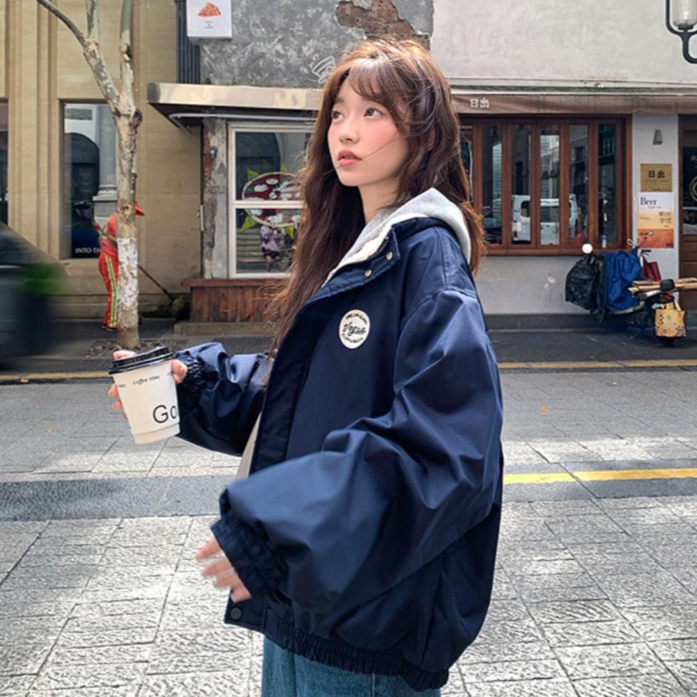 Winter Women's American Style Thickened Fleece Coat Jacket Casual Coat