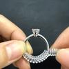 4 Sizes Transparent Invisible Ring Size Adjustment Tightener Spiral Resizing Tool Ring Accessories Based Ring Jewelry Kit