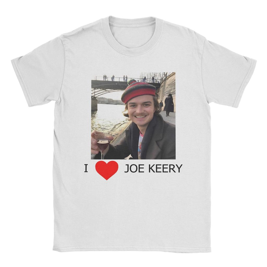 I Joe Keery Unisex T Shirt Djo Crazy Tee Shirt Short Sleeve Round Neck TShirts Pure Cotton Graphic Printed Tops