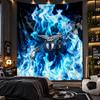 Wall Hanging Tapestry Lazio FC Print Cloth for Living Room Bedroom Home Decor