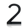 New Floating House Numbers Creative Modern Zinc Number Self Adhesive Door Sign Outdoor Mailbox Apartment Home Decorations