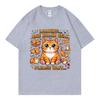Loading One Brain Cell Funny Cat Meme Tshirts Unisex Unisex Fashion Cartoon Short Sleeve T Shirt Summer Casual Loose Cotton Tshirt