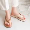 Comfortable Soft Sole Flip Flops Women Clip Toe Beach Slippers Woman Flats Solid Color Summer Casual Sandals Ladies Shoes
