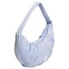 Adidas Originals Polyester Croissant Bag Shoulder Bag Large Unisex Light Blue KF2511