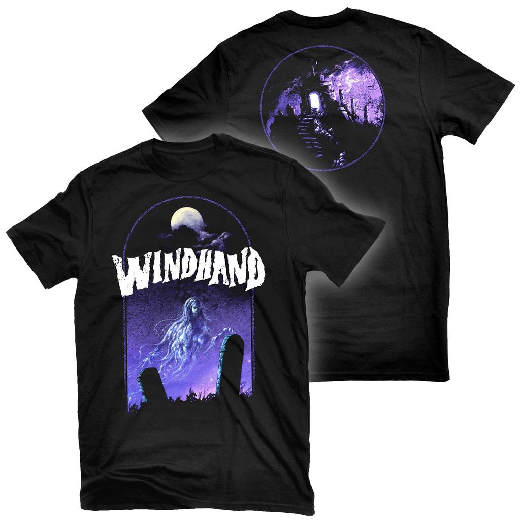 Windhand Occult Vintage Graphic TShirt Unisex Women Metal Rock Band Tee Cotton Streetwear Top