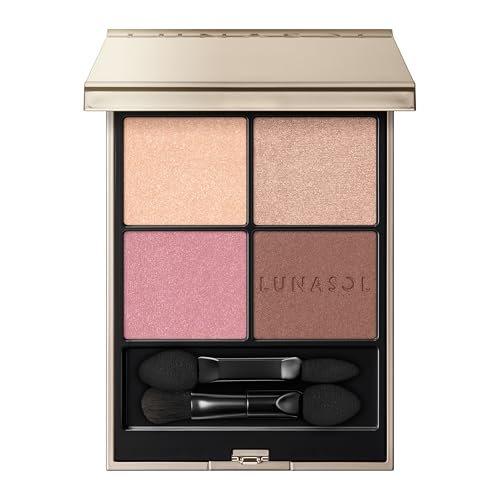LUNASOL Eye Coloration N25 Peridot Stone Палитра теней для век из 4 цветов Kanebo Зеленый металлик
