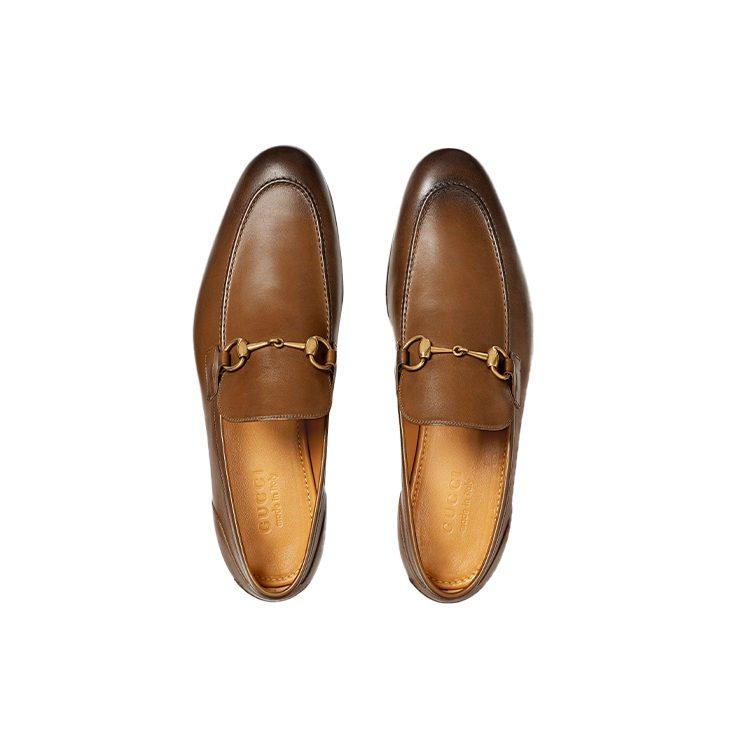 Gucci Кожаные лоферы Jordaan 406994 BLM00 2535