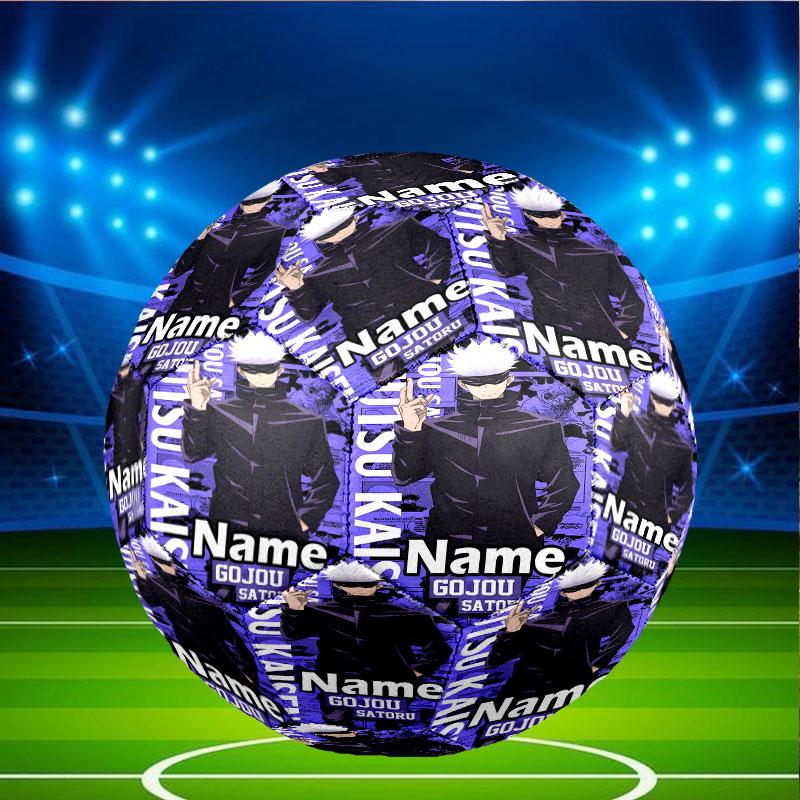 Custom Name Personalized Jujutsu Kaisen Print Size 5 Soccer Ball Training & Match Football, for Team, Kicking, Gift for Football Enthusiasts
