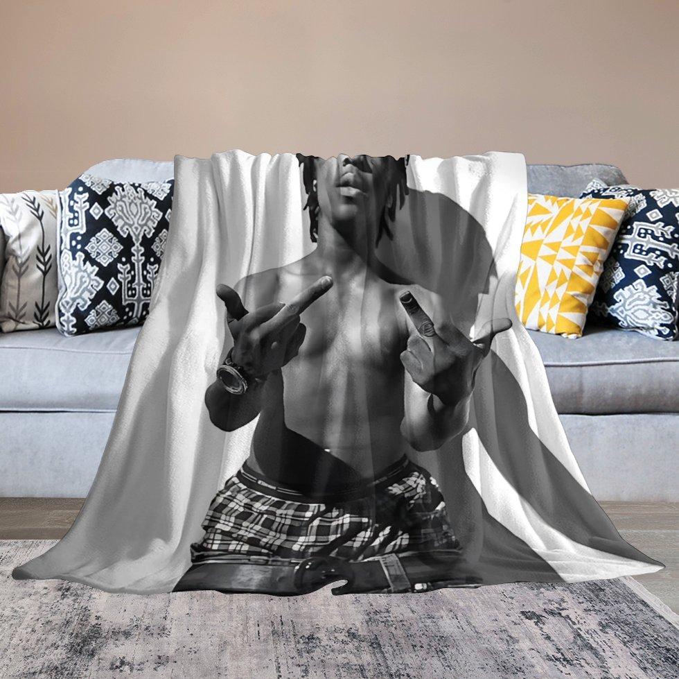 Плед на колени с изображением рэпера Chief Keef, для дома и декора, пледы для кровати, дивана, с аниме-тематикой, пушистые, мягкие, роскошные, детские.