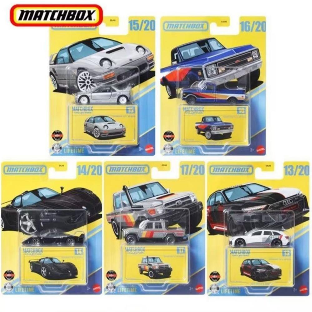 2026 Matchbox Коллекция GBJ48 Набор из 5 литых моделей автомобилей Maserati Mazda   Сплав Симуляция Коллекционная игрушка Подарок для мальчиков