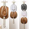 Hat Hanger Easy Installation Elegant Bohemian Style Handwoven Cotton Rope Hat Hanging Rack for Home Room
