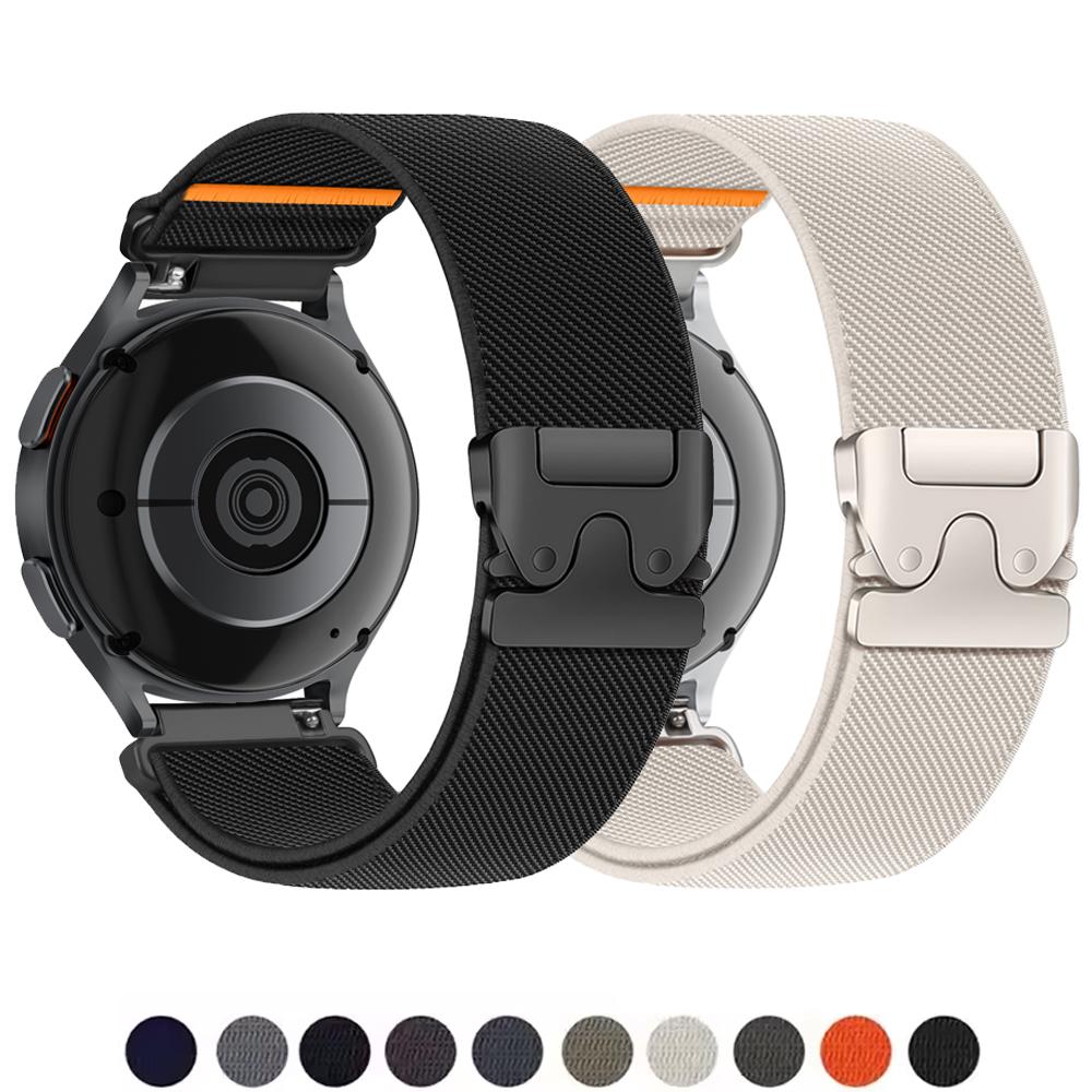 20мм 22мм Ремешки Для Galaxy Watch 7/FE/5/pro/6/4/Classic/active 2/Gear s3 Парашютный Браслет ремешок Huawei watch GT 2 3 4 5 Band